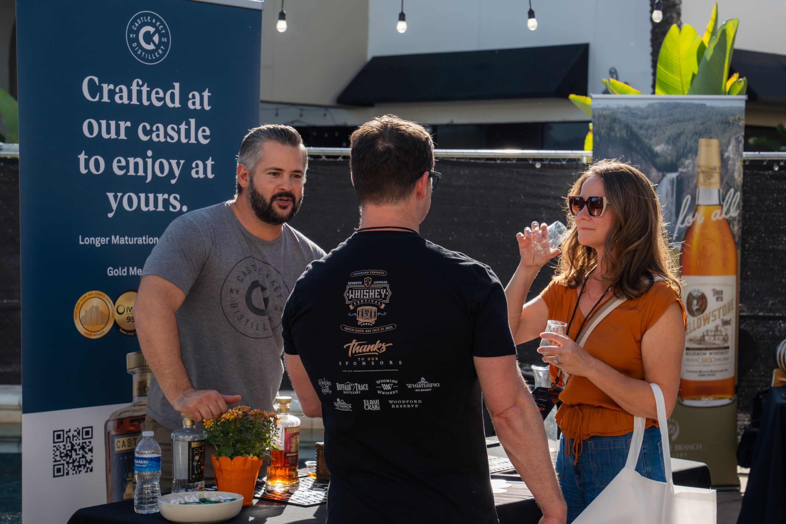 An outdoor scene at a 