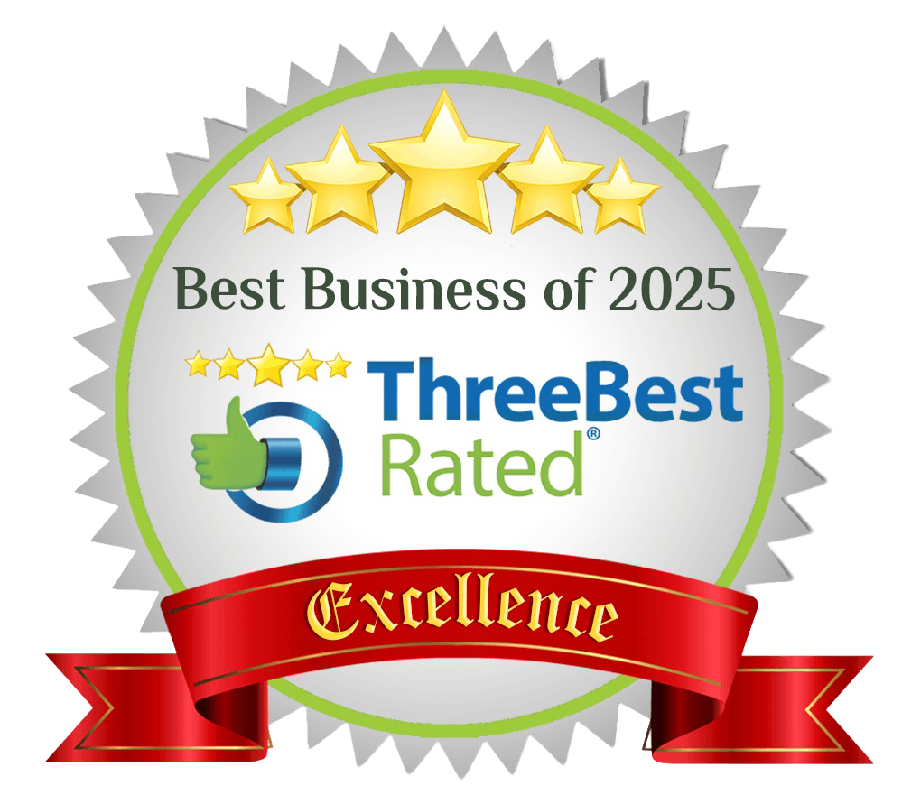 Three Best Rated Award 2025 Badge