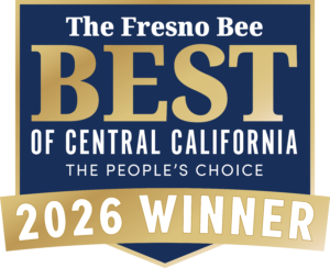 Fresno Bee Best of Central California People's Choice 2026 Gold Winner for Best Marketing Firm Badge